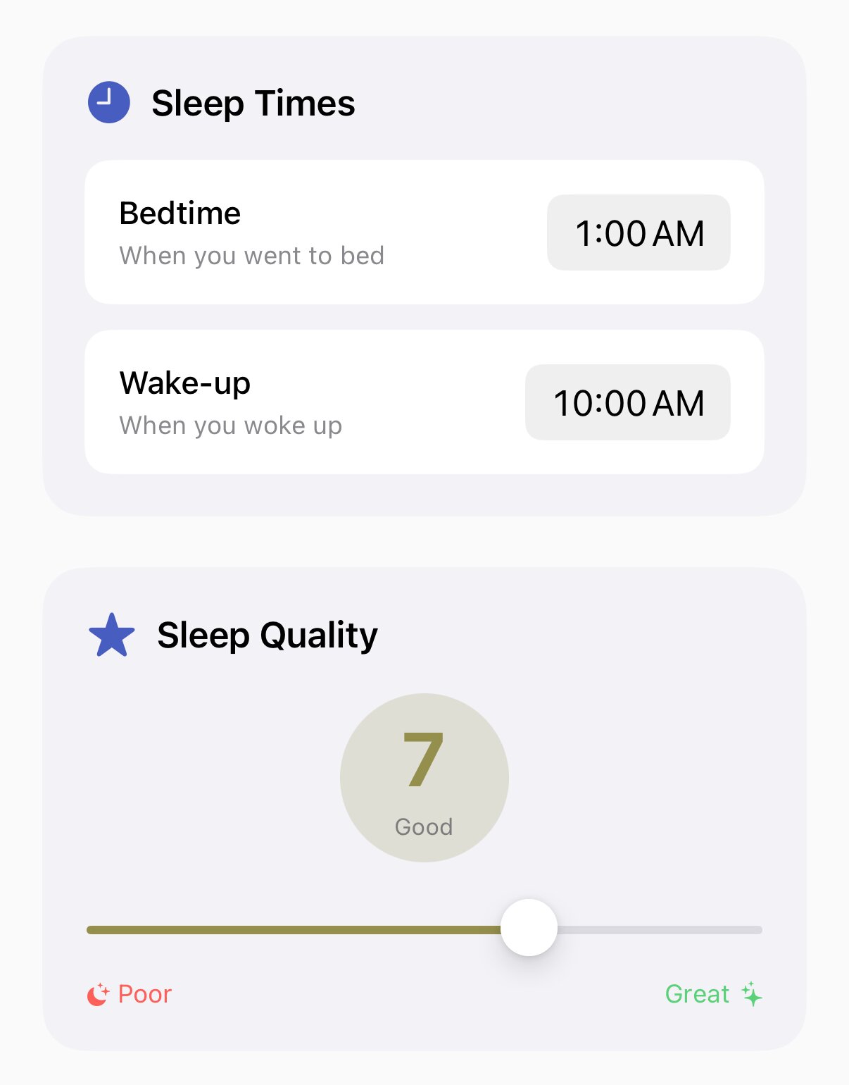 Morning check-in: 10 seconds to clarity